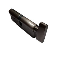 Cylinder Lock with Flat Knob - 60mm - L
